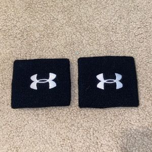 Black Under Armor wrist warmers